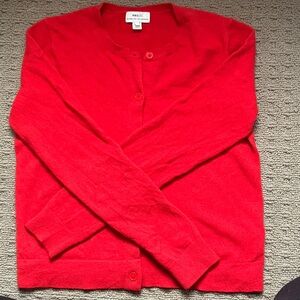 Merino Wool Button-Down Cardigan